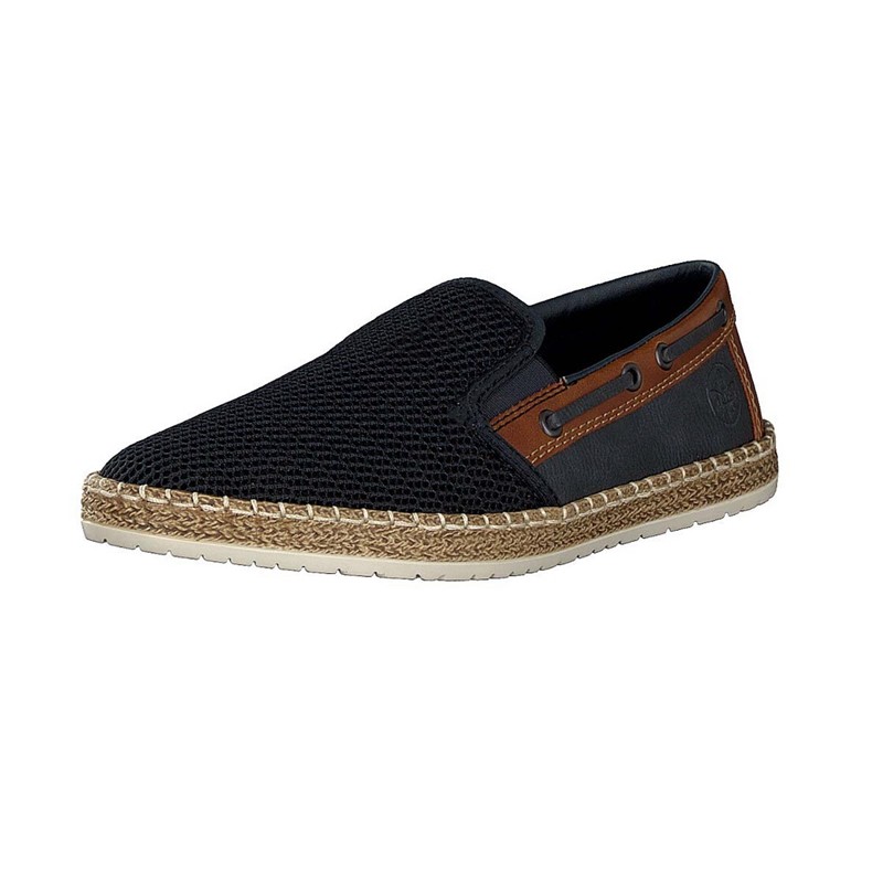 Slip On Rieker B5250-14 Para Homem - Azuis